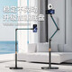 Mudingding mobile phone holder floor-standing special overhead mobile phone holder bedside 1.7m shooting mirror live broadcast stand multi-functional 360-degree rotating aluminum alloy cantilever rod can rotate and lift 1.7m double-arm upgraded aluminum alloy cantilever rod floor stand black