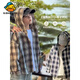 G.duck little yellow duck children's hooded shirt spring, summer and autumn new plaid shirt girls, middle and older children new boys handsome 100-color hooded plaid shirt 110
