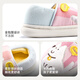 Cheerful Mario Striped Puppy Children's Cotton Slippers Bag Heel Girls Winter Baby Slippers Indoor and Outdoor Wear Warm Girls Home Shoes