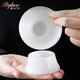 Jiaqi brand mutton fat jade raw jade tea leak ice seed jade porcelain tea filter Dehua white porcelain ceramic male cup raw jade filter set