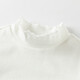 DAVE&BELLA children's long-sleeved T-shirt 2025 autumn and winter new style girls half turtleneck top antibacterial and anti-mite bottoming shirt for baby girls