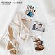 Fuji (FUJIFILM) instax instant camera 5-inch wide format photo paper film W300 wide400 Link wide photo paper set including 20 white edges + refrigerator magnet + frame sticker + storage box official standard