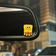 Yusenyi car rearview mirror reversing mirror decorative pendant doll car interior decoration creative three-dimensional cute instrument panel SpongeBob SquarePants free 3M glue