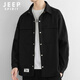 JEEP SPIRIT Jeep long-sleeved shirt men's spring casual jacket men's loose and versatile long-sleeved shirt trendy men's tops men's clothing