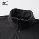 Mizuno Outdoor Jacket Men's Three-in-One Jacket Breathable Windproof Detachable Couple's Mountaineering Jacket Phantom Black L
