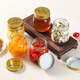 Baijie sealed jars 6 pieces packed with 300ml honey bottles cans jars with lids jam jars coffee beans tea jars glass storage jars