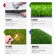 Simulated lawn carpet, artificial artificial turf, green outdoor decoration, fake grass plastic mat, balcony kindergarten, 2cm thickened spring grass (2m wide*25m long)