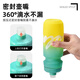ROGTYO bicycle riding water bottle mountain road bike colorful gradient water cup portable squeeze sports water bottle water bottle rack pink and green gradient 650ML water bottle + water bottle rack