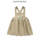 Happyology British children's autumn and winter clothing children's clothing cotton corduroy skirt girls embroidered suspender skirt