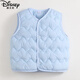 Disney (Disney) baby down cotton vest autumn and winter boys and girls Korean style waistcoat infant vest inner wear children new style black 90
