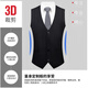 Romon Suit Men's Business Shim Suit Men's Professional Formeal Wear Groom Marié Veste Black 5xl