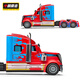 Medium quality American large truck car model large alloy children's toy car simulation tractor truck model transport truck American alloy heavy truck tractor/Optimus Prime painting