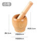 Muke log whole wood digging garlic jar garlic mortar manual garlic paste artifact old-fashioned pounding medicine grinding wooden natural wood cracking guarantee small log garlic jar