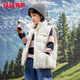 Duck Duck Children's Down Jacket Vest 2025 New Short Boys and Girls Vest Autumn and Winter Medium and Large Children's Clothing Stand Collar Jacket HF