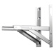 ANGOER Thickened Stainless Steel Air Conditioner Outdoor Unit Bracket Universal 1P2P3P Suitable for Oaks, Xiaomi, Glyme, Haier Kelon TCL and other air conditioner racks delivered to your door 1-1.5P Stainless Steel Thickened Air Conditioner Bracket