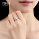 TTMIX gourd platinum ring for women pt950 platinum ring shiny honeycomb live ring for girlfriend 4.5-4.7g