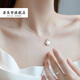 Ruoximeng's new 14k gold-filled natural Baroque freshwater star pearl pendant, exquisite and simple clavicle chain niche design, Baroque star necklace 45mm