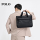 POLO business briefcase men's multifunctional handbag 14/15.6 inch computer bag business trip meeting bag file bag