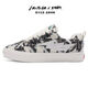 Yiyered yiyered Lightningxstorm Picasso's Paintings Co-marqué Xiaoxiang Fengfeng Qiu Lightning Storm Bread Chaussures D6227 Smoke Ink Ash Cheese Cat 36