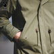 Playboy (PLAYBOY) 2025 new American retro fashion fishtail mid-length windbreaker jacket hooded parka coat cotton jacket for men spring military green version looser XL