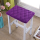 Thickened rectangular stool cover rectangular stool cushion primary school student stool cover dressing table stool cover piano stool cover gold velvet fabric plain purple rectangular 25x35cm edging cloth 5cm