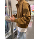 
Katuchi American cleanfit flight coach jacket men's spring and autumn loose trend high street work baseball jacket black XL