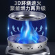 Extra thick stainless steel double-layer energy-concentrating windproof cover for household gas stoves energy-saving fire ring gas stove bracket accessories Extra-thick stainless steel double-layer energy-saving cover safety + windproof + gas saving