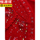Hengyuanxiang High-End-Mutter mittlerer Wollpullover für Frauen klassischer älterer Wollpullover Herbst und Winterboden Hemd Tierrot 50 Jahre alte Aprikosenfarbe 5xl empfohlen 160-175 Jin [Jin gleich 0,5 kg]