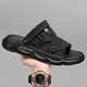 [Ventas directas del fabricante] zapatillas para hombres para ropa de verano para el uso antideslizante, anti-dolores y apestoso, conducción deportiva, playa especial de doble propósito, gris 43
