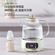 Health Pot All-Glass Stewing Integrated Kettle Office Mini Tea Maker 2025 New Flower Teapot Turquoise 1.5L No Tea Leak/12H Constant Temperature