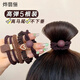 Ye Feili 5-piece Korean style rubber band headband, elegant simple hair accessories for women, high ponytail hair rope, high elasticity and high-end sense headband.