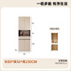 
Aniton cream medieval style entrance shoe cabinet household door bench integrated with large capacity storage cabinet porch customization 80cm long khaki + American walnut-14066