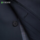 Shanshan (FIRS) anti-wrinkle windbreaker for young men spring and autumn new style lapel men's single-breasted long premium coat men's jacket blue 3XL