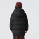 Flying in the Snow Children's Down Jacket for Boys and Girls Thickened New Simple Winter Bread Down Jacket Black 170