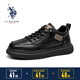U.S. POLO ASSN. Paul men's shoes 2025 autumn new casual leather shoes British retro business commuting versatile sneakers