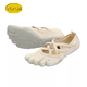 Five-finger shoes for women, indoor fitness, dance, Pilates, lightweight and comfortable yoga shoes, ALITZALOOP, off-white new model, it is recommended to choose one size larger 39 39