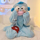 Ugly fish one-piece pajamas autumn and winter coral velvet clownfish new plus velvet thickened cute cartoon one-piece home clothes 50822 clownfish one-piece velvet light blue L 100-120Jin Jin equals 0.5 kg