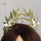 Yingtang flower laurel wreath diy material bag handmade hair accessories laurel olive leaves headband crown forest princess hair accessories laurel olive diy homemade material bag
