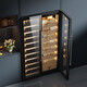 JUSTOWN double door double control wine cabinet constant temperature wine cabinet red wine cabinet compressor beech wood shelf cedar wood shelf humidity adjustable fingerprint lock + dual temperature zone + 1.90 meters + red wine cigar cabinet 780L