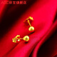 ABC Old Phoenix 999 gold-wrapped silver earrings for women gold earrings new style 2025 temperament ear jewelry as a gift 2 cm earrings