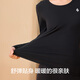 There is a tree for women's autumn clothes and long trousers women's solid color cotton suit pure cotton round neck cotton sweater hyaluronic acid moisturizing thermal underwear