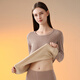 Langsha Traje de mujer Termal para mujeres más aluminio en el terciopelo Antiguo de otoño e invierno Antibacterial Antibacterial Gran tamaño Anti-Mites Autumn Ropa y Pantalones de otoño