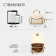 
Qianbaidu CBANNER cowhide bag women's bag crossbody bag one shoulder hand fashion luxury birthday gift high-end feeling for girlfriend and wife