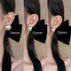 Fashion high-gloss pearl earrings for women Large pearl elegant women's earrings 8mm