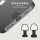 Mobile phone dustproof plug anti-lost model suitable for iPhone16 Apple Android OPPO Xiaomi Huawei Type-c charging port Charging port dustproof sticker-Type-c charging port-Black 2 pieces
