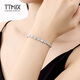TTMIX turned imitation diamond platinum bracelet pt950 authentic fashionable women's platinum bracelet birthday gift 6.7-6.9g 16+3cm