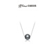 Jingrun Pearl Necklace Chi Ning 18K Gold Seawater Pearl Single Tahitian Black Pearl Pendant Passepartout Light Luxury Gift