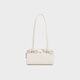 
CHARLES/KEITH25 autumn new product bow long shoulder strap underarm bag pillow bag Chinese Valentine's gift SL2-20681234 Daisy Chalk pink white M