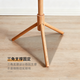 Millennium Washington clothes hanger floor-standing vertical solid wood coat rack bedroom simple clothes hanger office clothes hanger thickened triangular log color