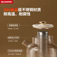 Quan Wei Imported from Germany | All-glass 0-glue Health-preserving pot with integrated heat preservation and fully-automatic constant temperature Small scented tea brewing kettle for one person in the office All-glass pot body丨0 metal丨0 glue Without tea drain 1.2L